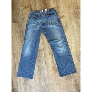 Vintage Lucky Brand Husker Jeans 31 X 29.5 (hemmed) Blue Denim Dungarees USA Y2K